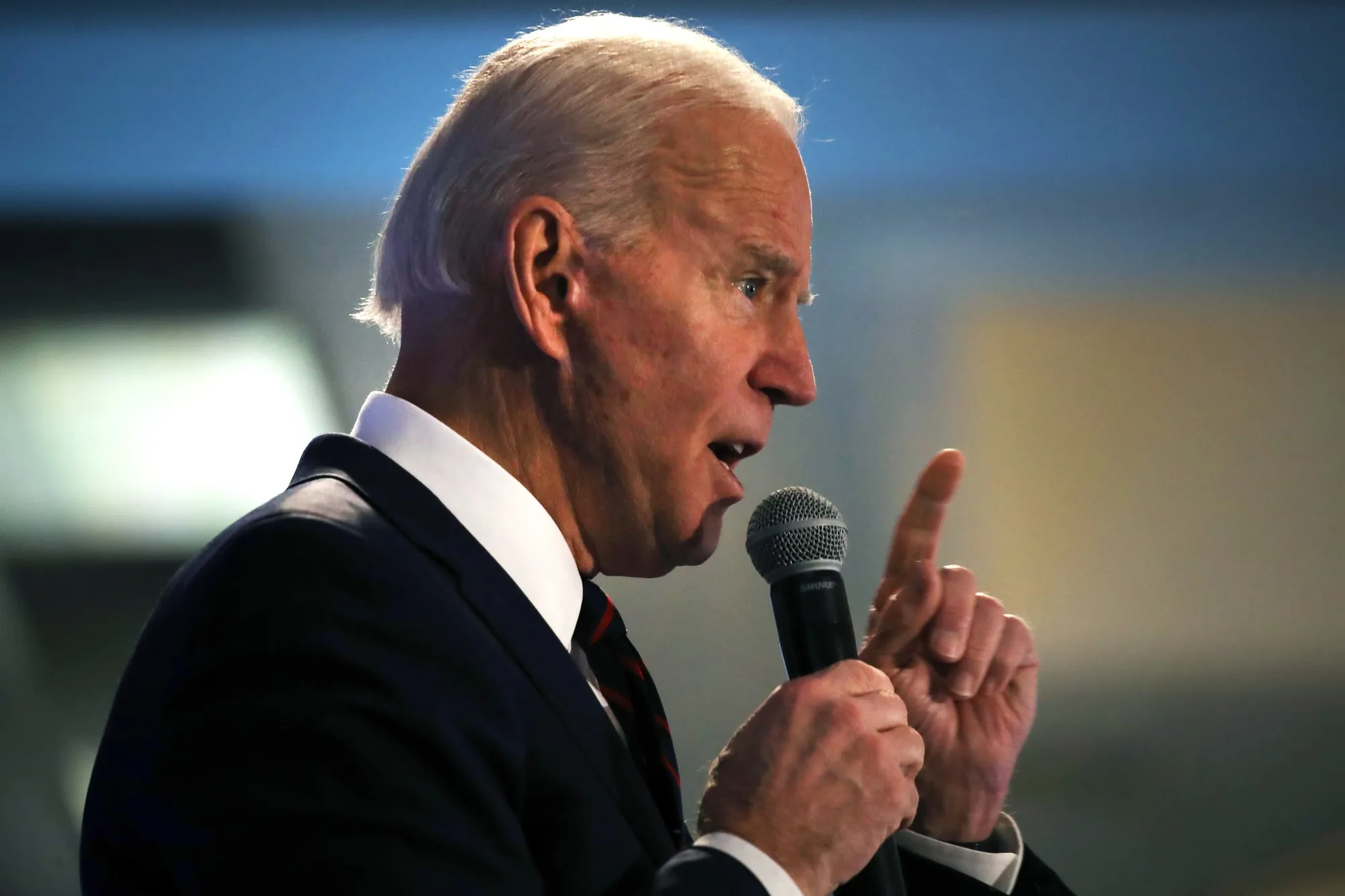 Joe Biden in West Des Moines, Iowa, on Jan. 18.