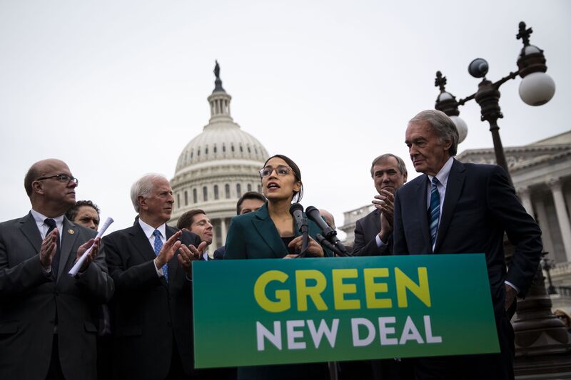 Representative Alexandria Ocasio-Cortez Announces Green New Deal Legislation 