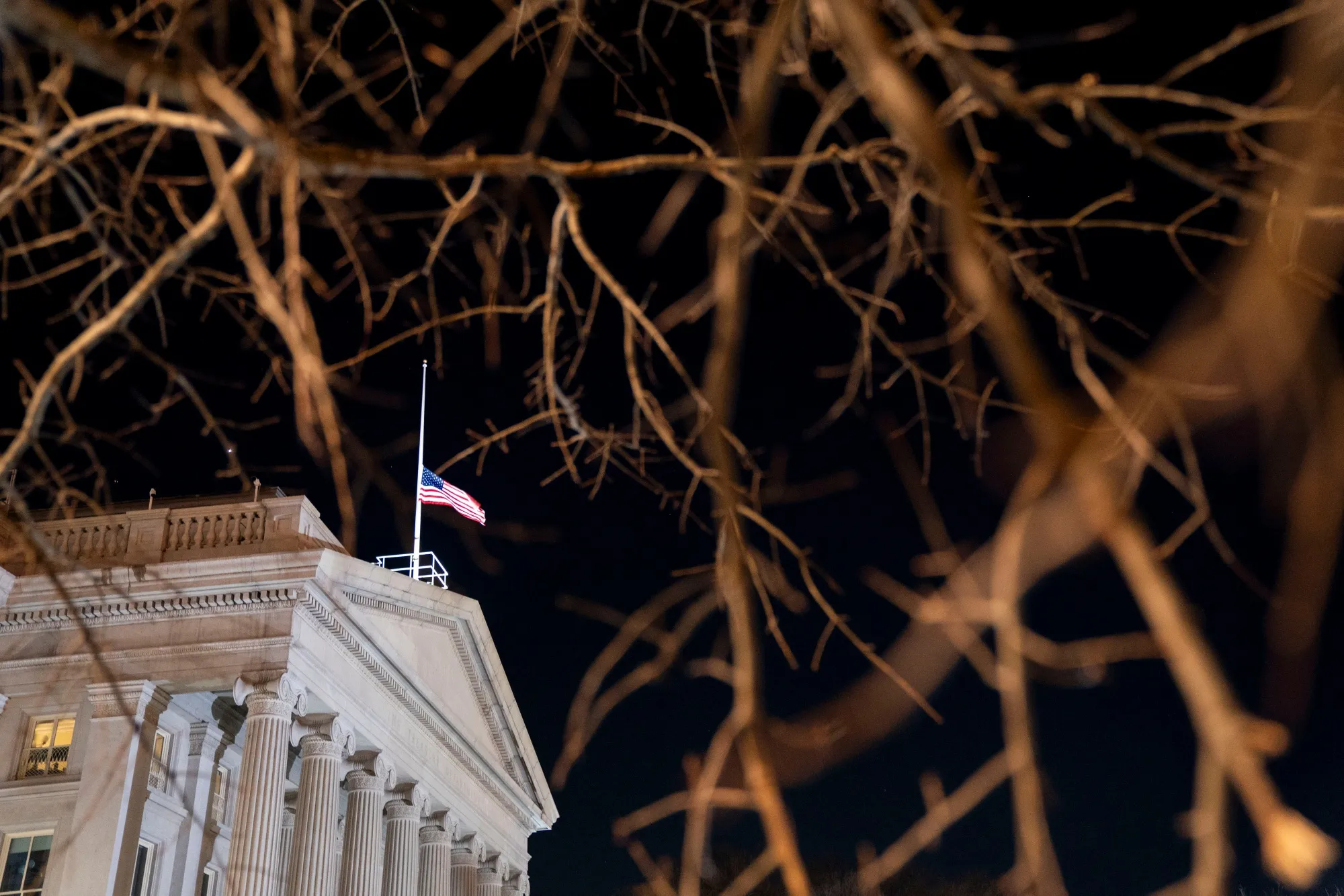 The Treasury building in Washington.
