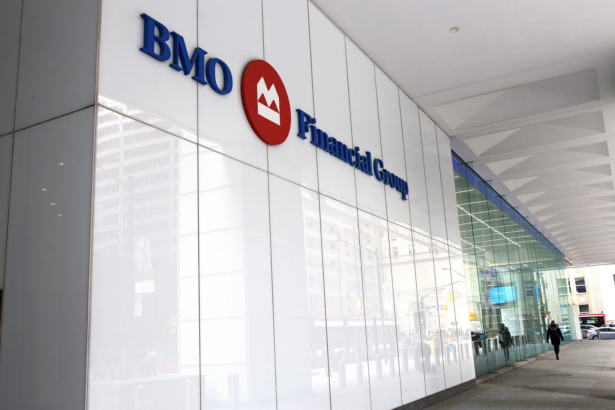 Toronto's Financial District As Stock Market Bloodbath Kept At Bay In Canada With Gold Rally