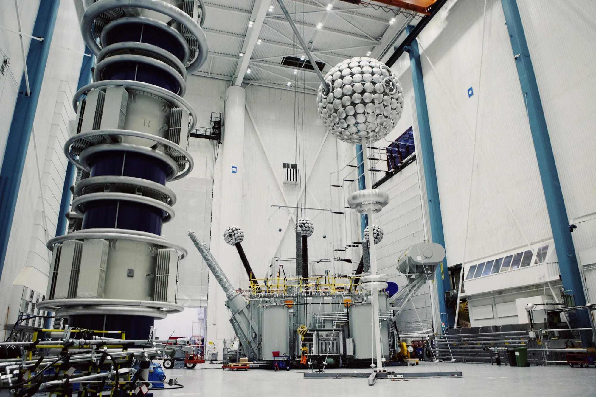 The Hitachi Energy factory in Ludvika, Sweden, produces critical, war-ready equipment for energy transmission.