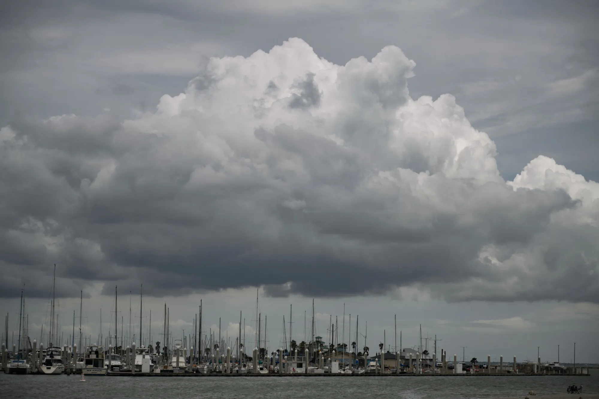 A marina ahead of Storm&nbsp;Beryl’s arrival in Corpus Christi, Texas.