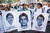 Parents of missing students lead a march through Mexico City on Oct. 23, 2014.
