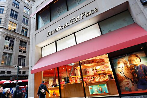 The American Girl Place flagship store in New York City.