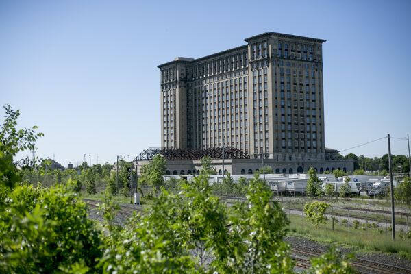 Michigan Central Train Station As Ford Motor Co. Announces Purchase