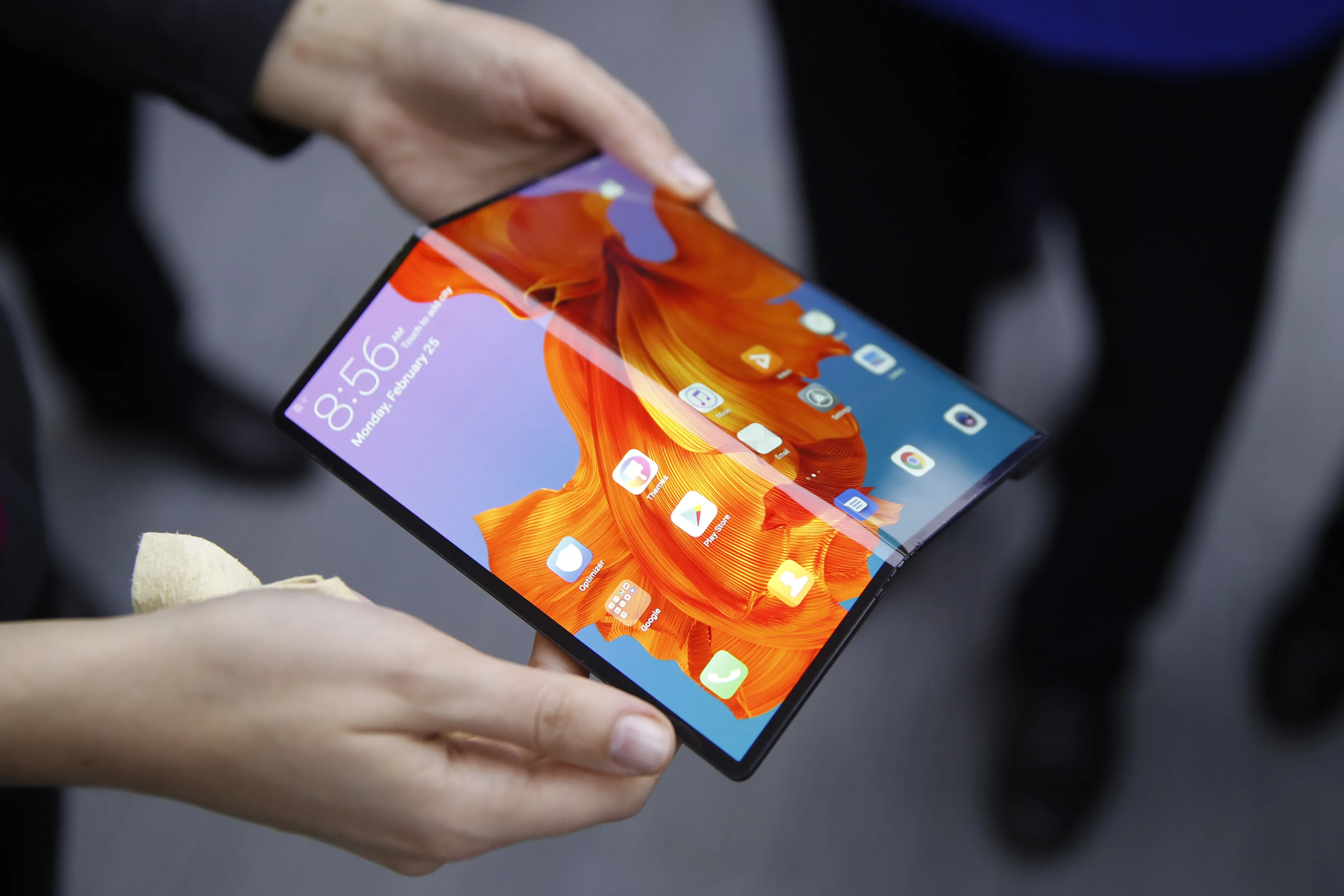 Huawei Mate X foldable 5G mobile device
