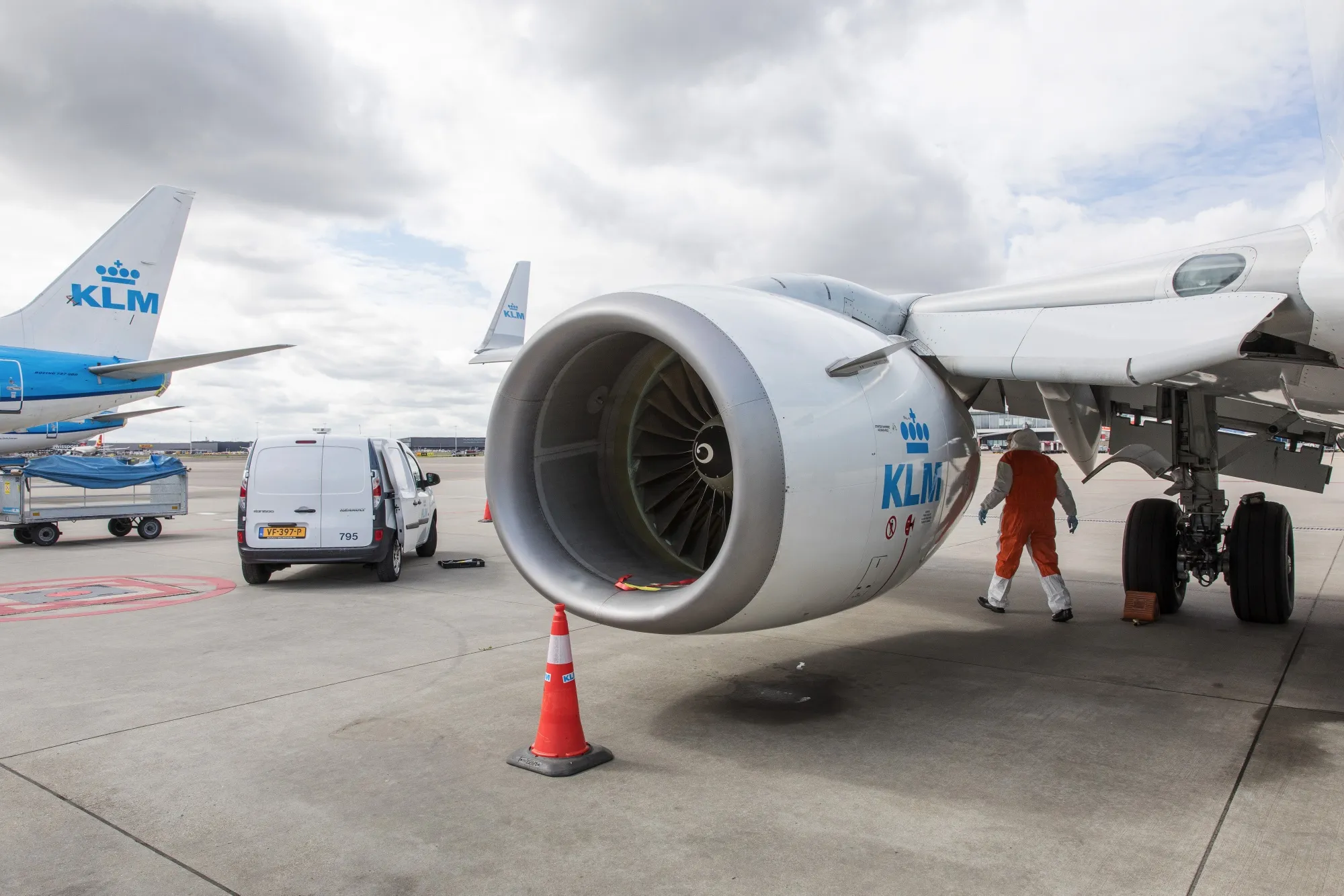 Dutch Carrier KLM Maintains Its Grounded Airline Fleet Amid Coronavirus