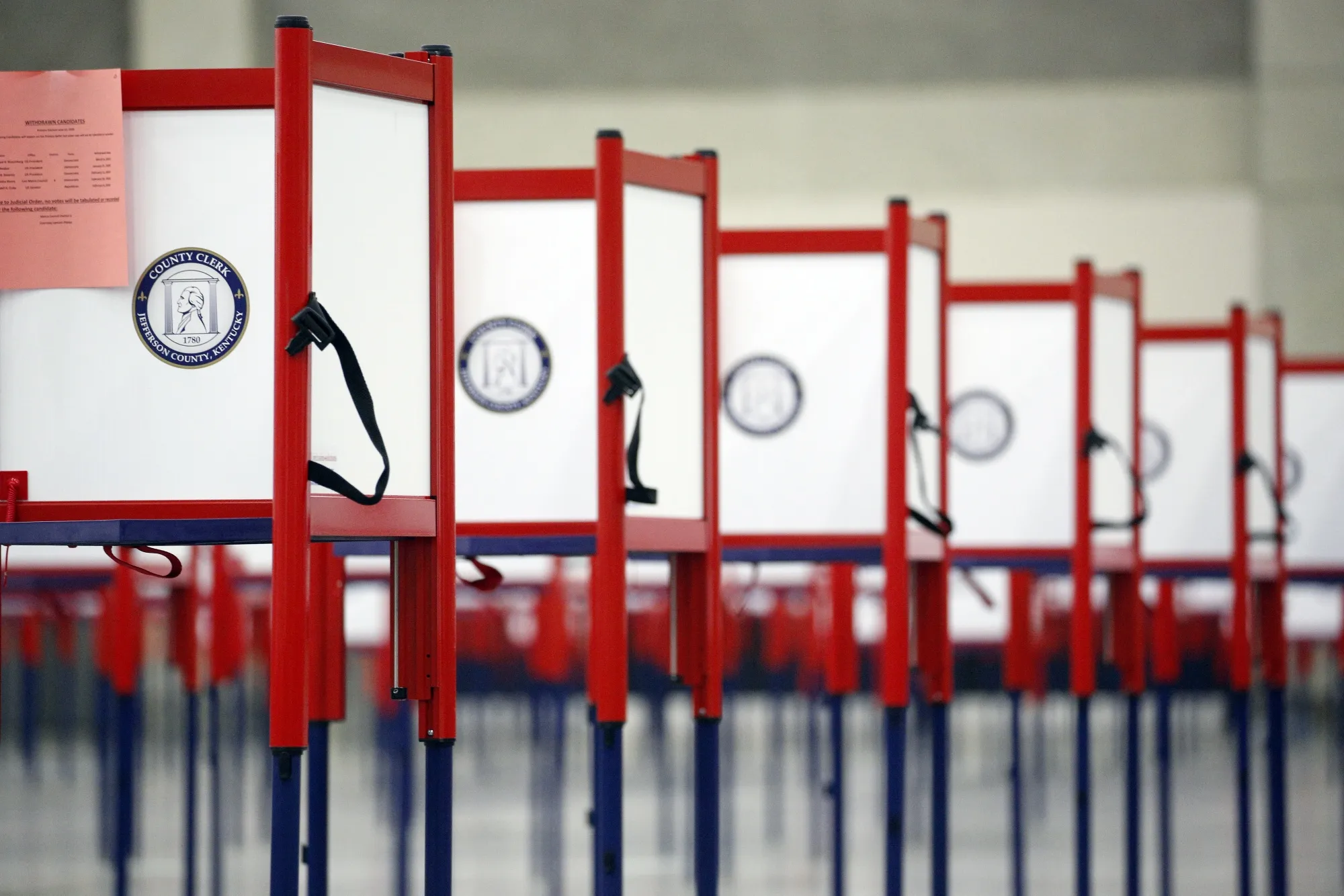 Voters Cast Ballots In Kentucky Primary Election