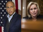 Senators Cory Booker and Kirsten Gillibrand.