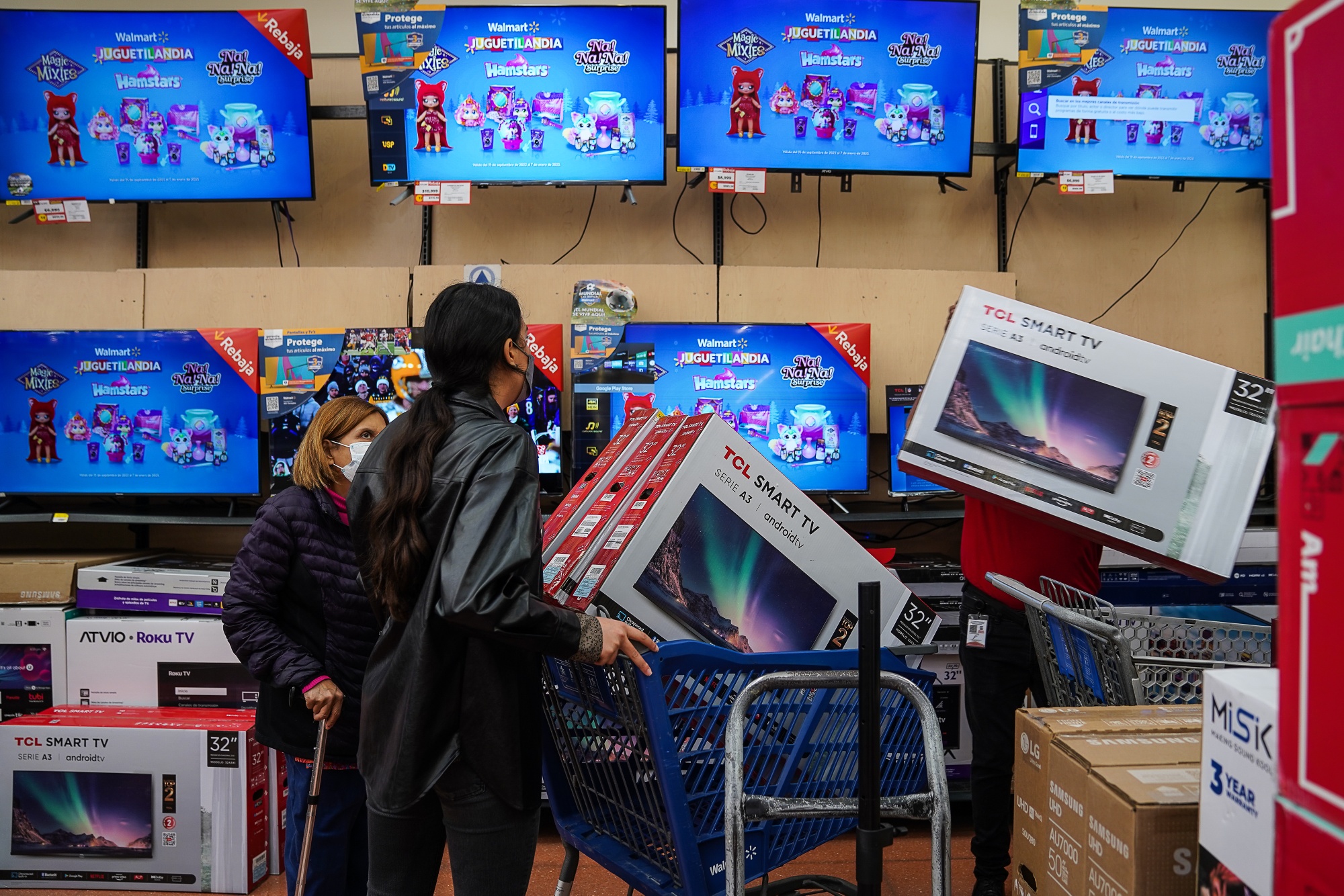 Women rest next to Victoria Secret shopping bags during Black Friday  News Photo - Getty Images