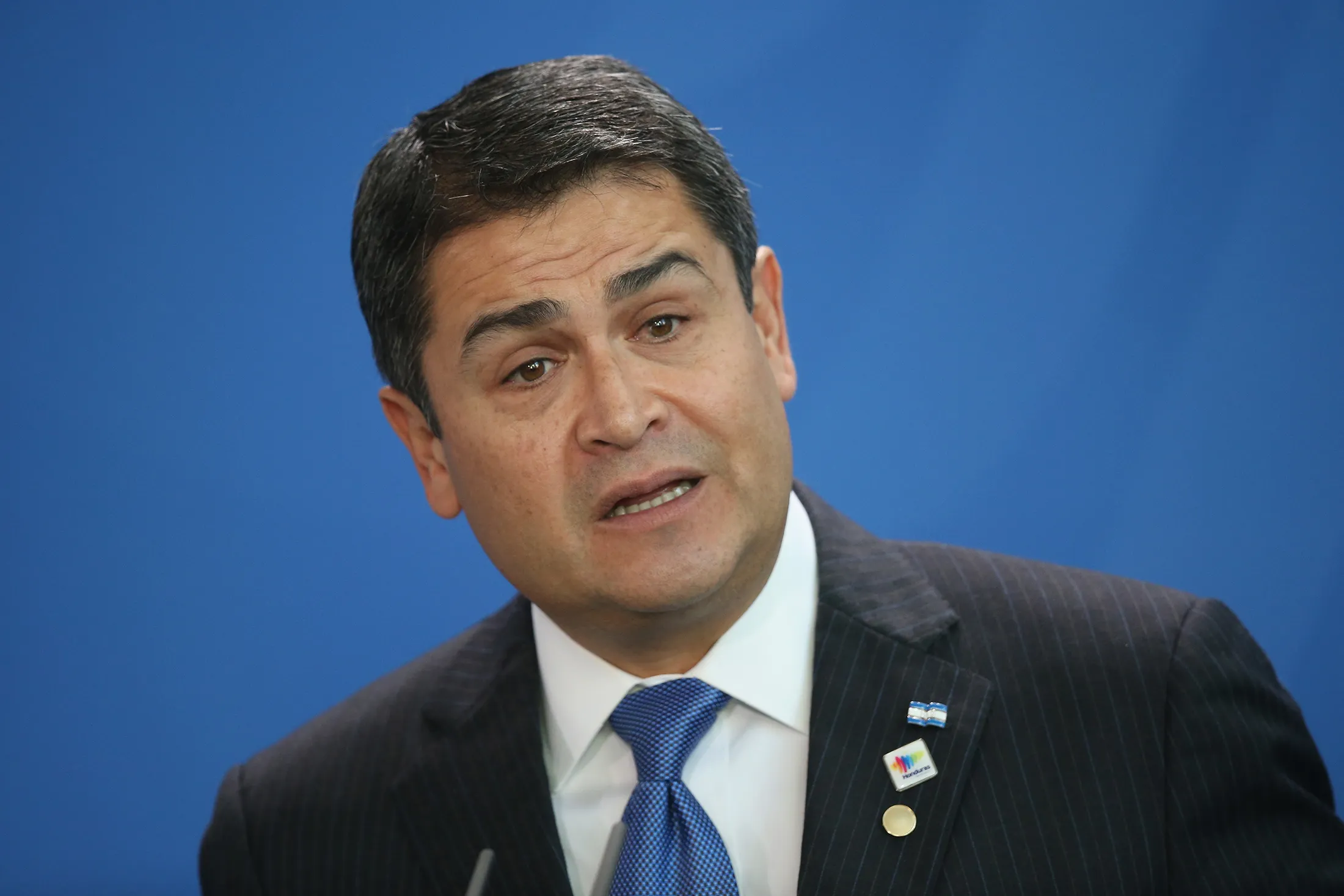 Juan Orlando Hernández en 2015.