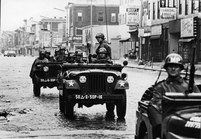 National Guard Patrols Newark