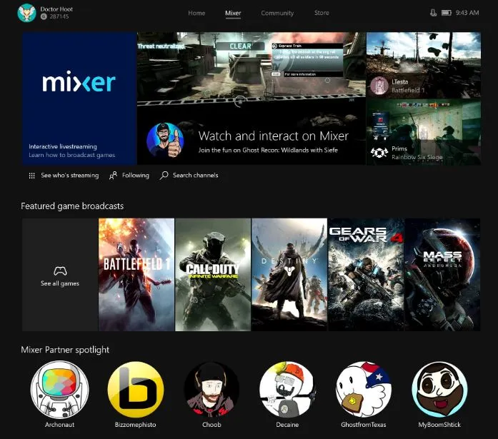Microsoft’s Mixer
