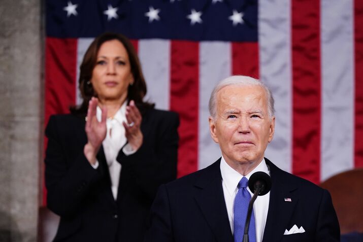 Biden and Harris