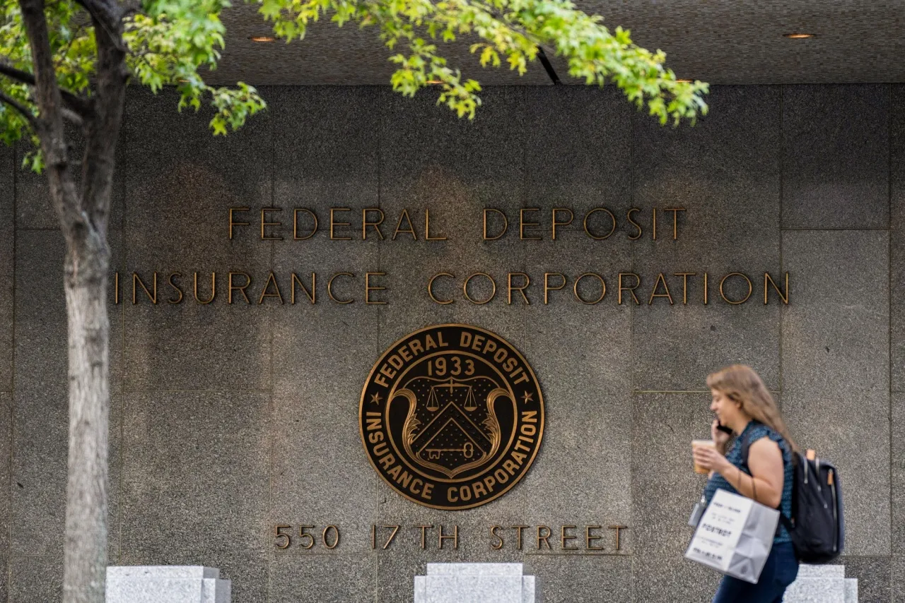 The Federal Deposit Insurance Corp. headquarters in Washington, DC.