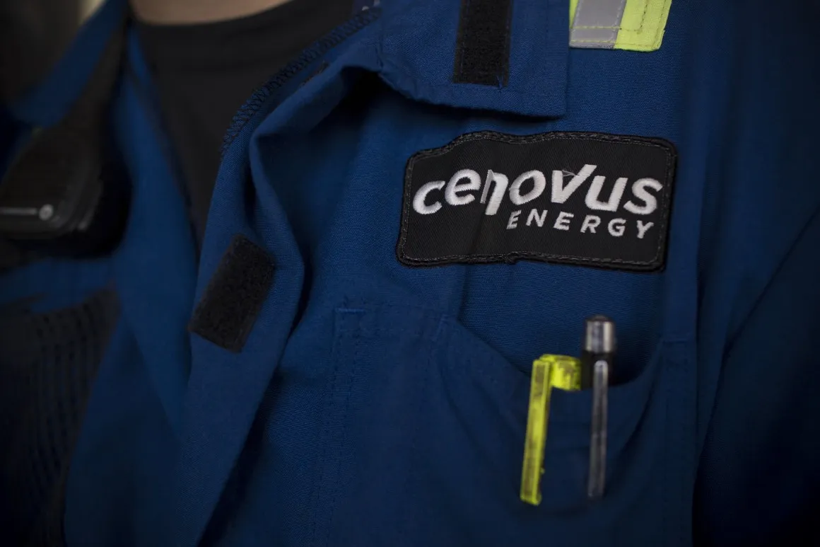 A Cenovus Energy employee in Conklin, Alberta.