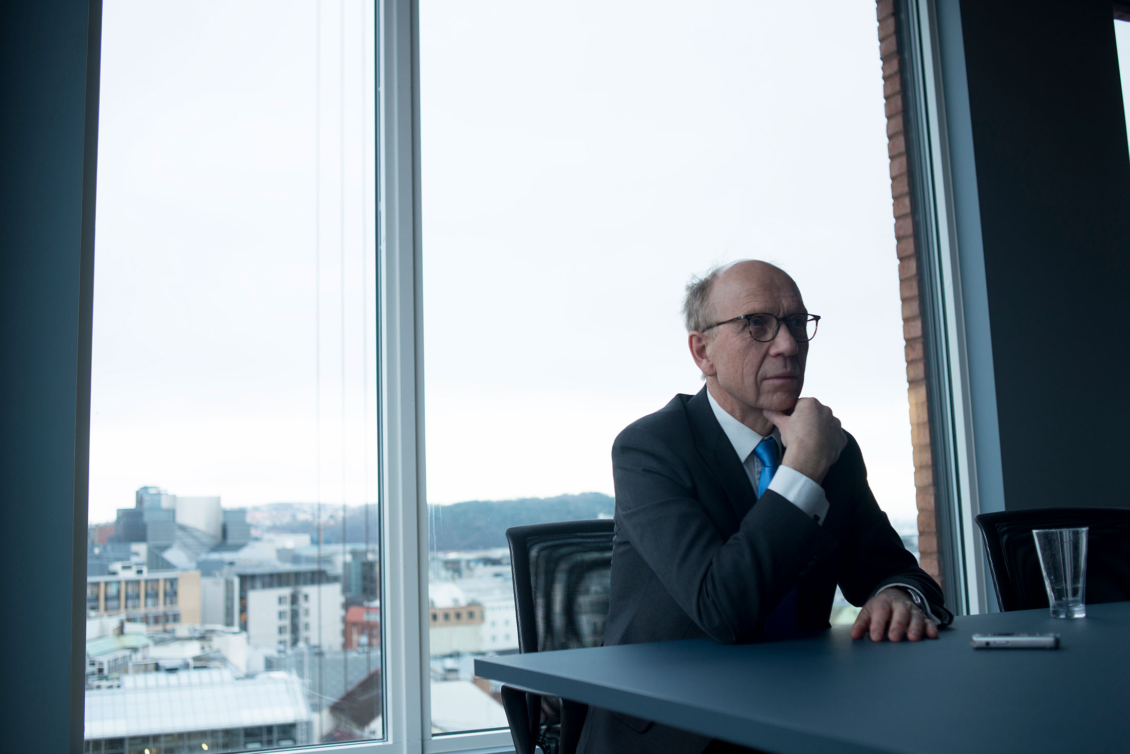 Knut Kjaer, in his Oslo office.
