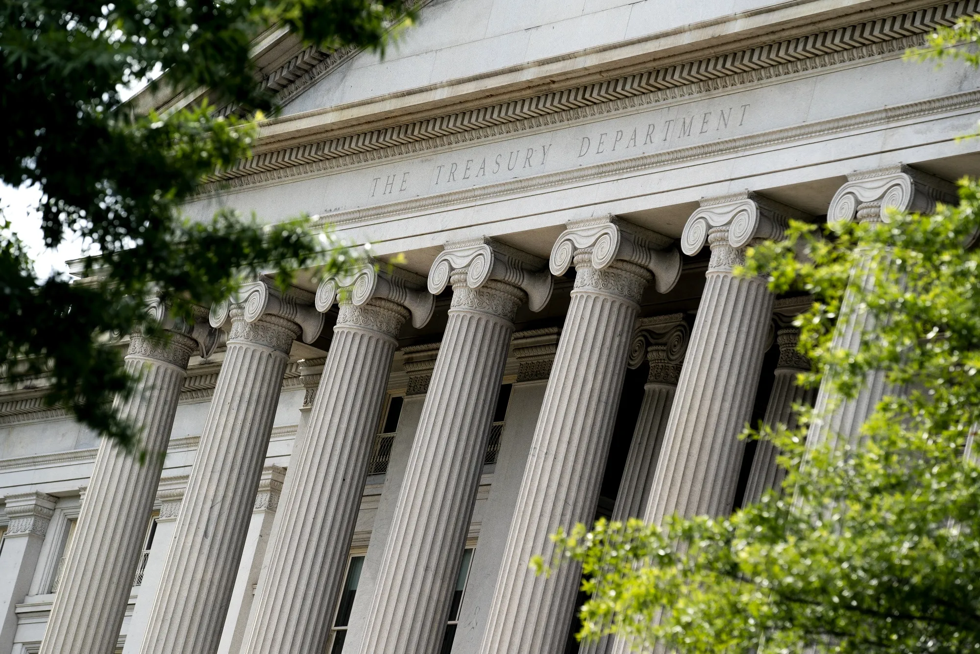 The U.S. Treasury Department&nbsp;in Washington, DC.