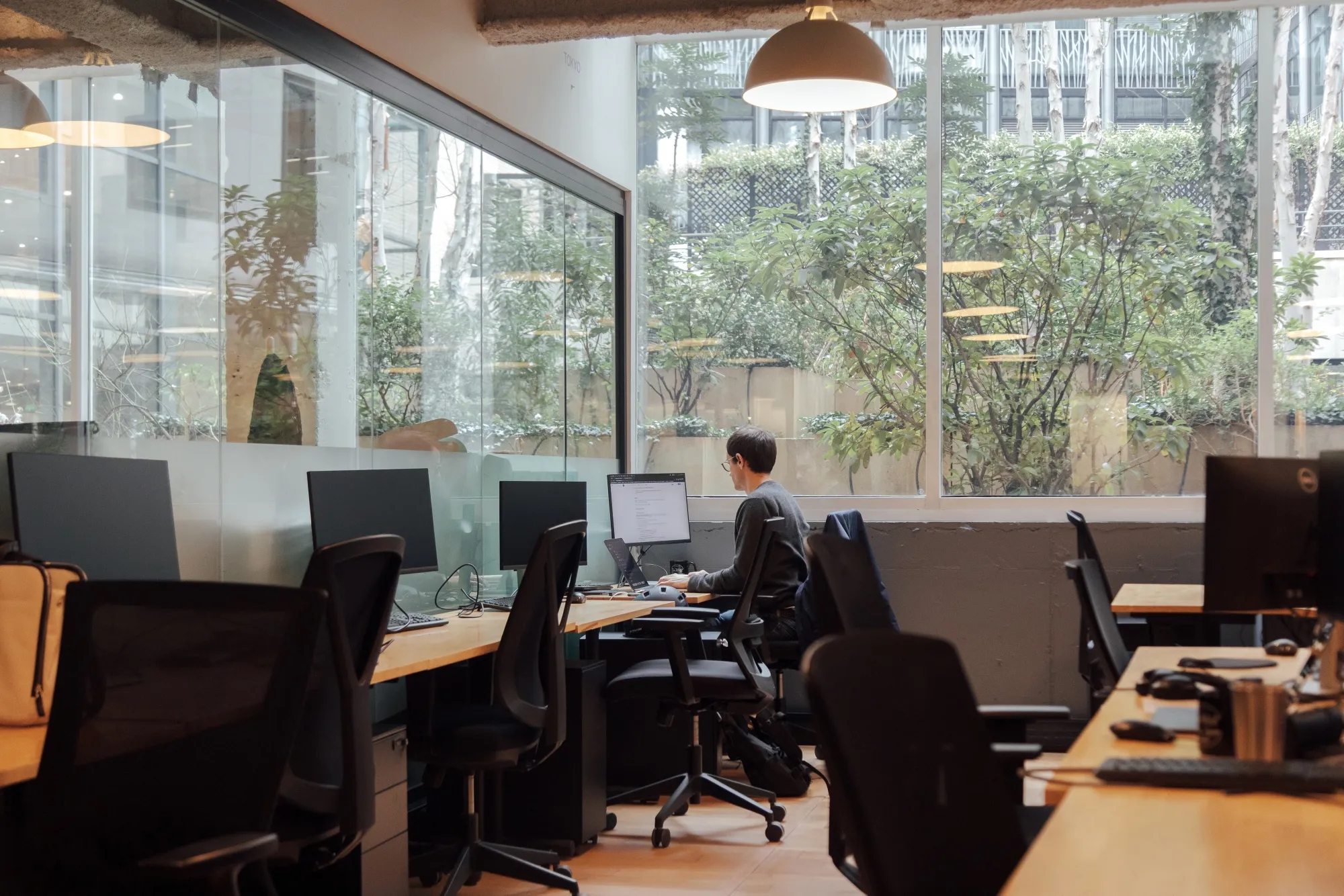 An employee works in a Revolut Ltd. office&nbsp;in Paris, France.