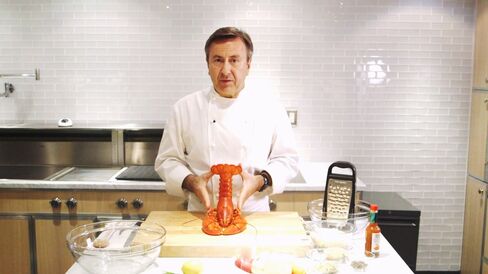 Boulud plus lobster make for holiday magic.