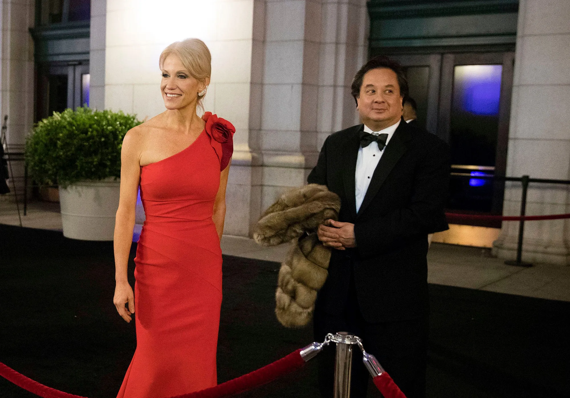 Kellyanne and George Conway in 2017.