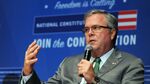 Former Florida Gov. Jeb Bush speaks to the media after being named Chairman of the National Constitution Center's Board of Trustees December 6, 2012 in Philadelphia, Pennsylvania.