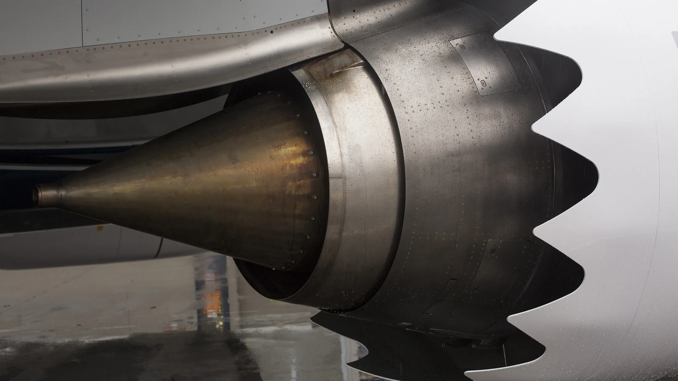 The engine of a Boeing Co. 737 Max 9.
