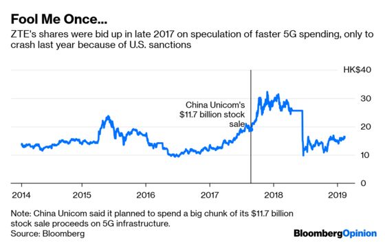 China’s 5G Riches Are a Blocked Number for Investors