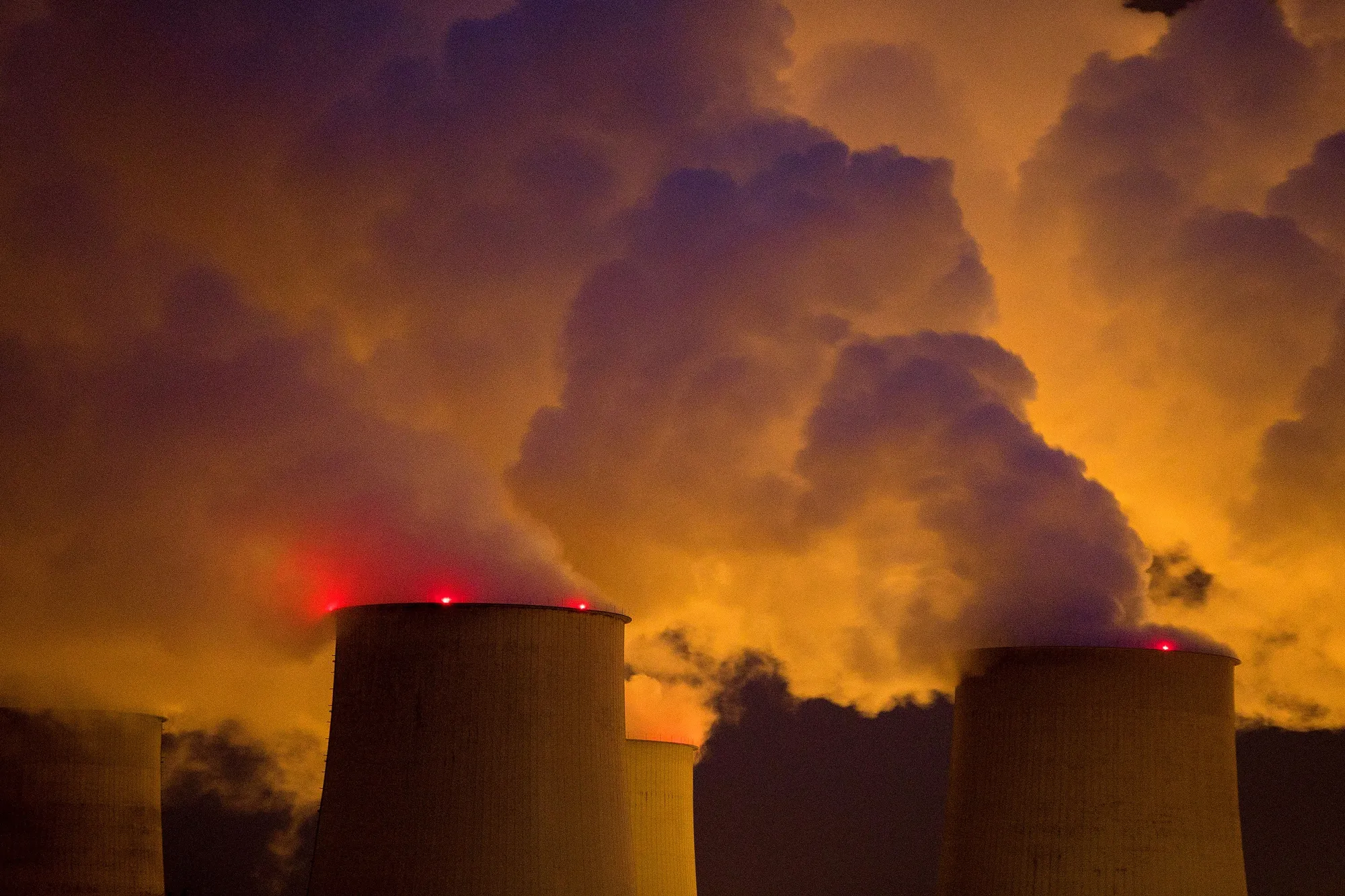 Cooling towers in Germany.