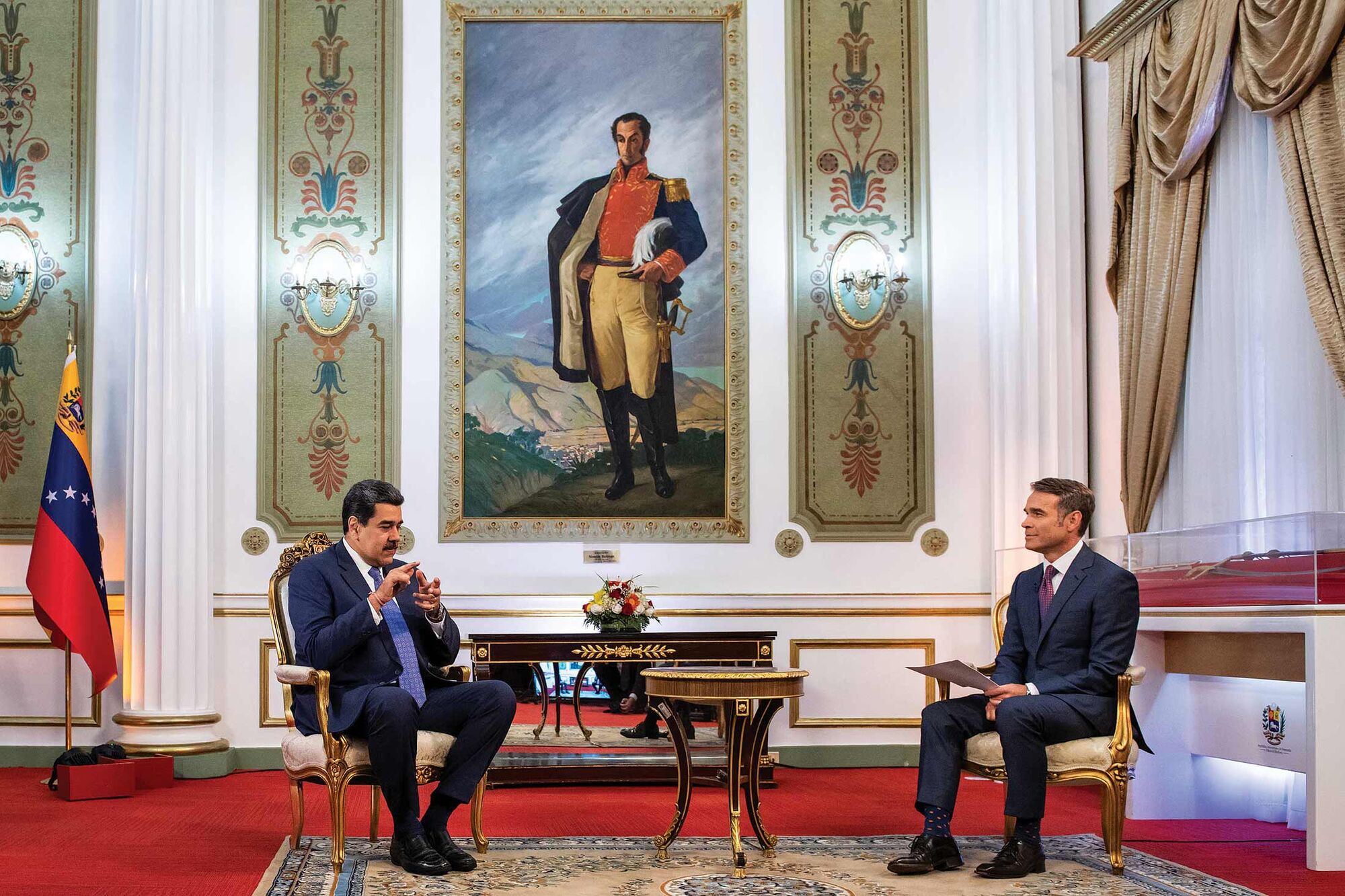 Maduro speaks with Bloomberg’s Erik Schatzker in Caracas.