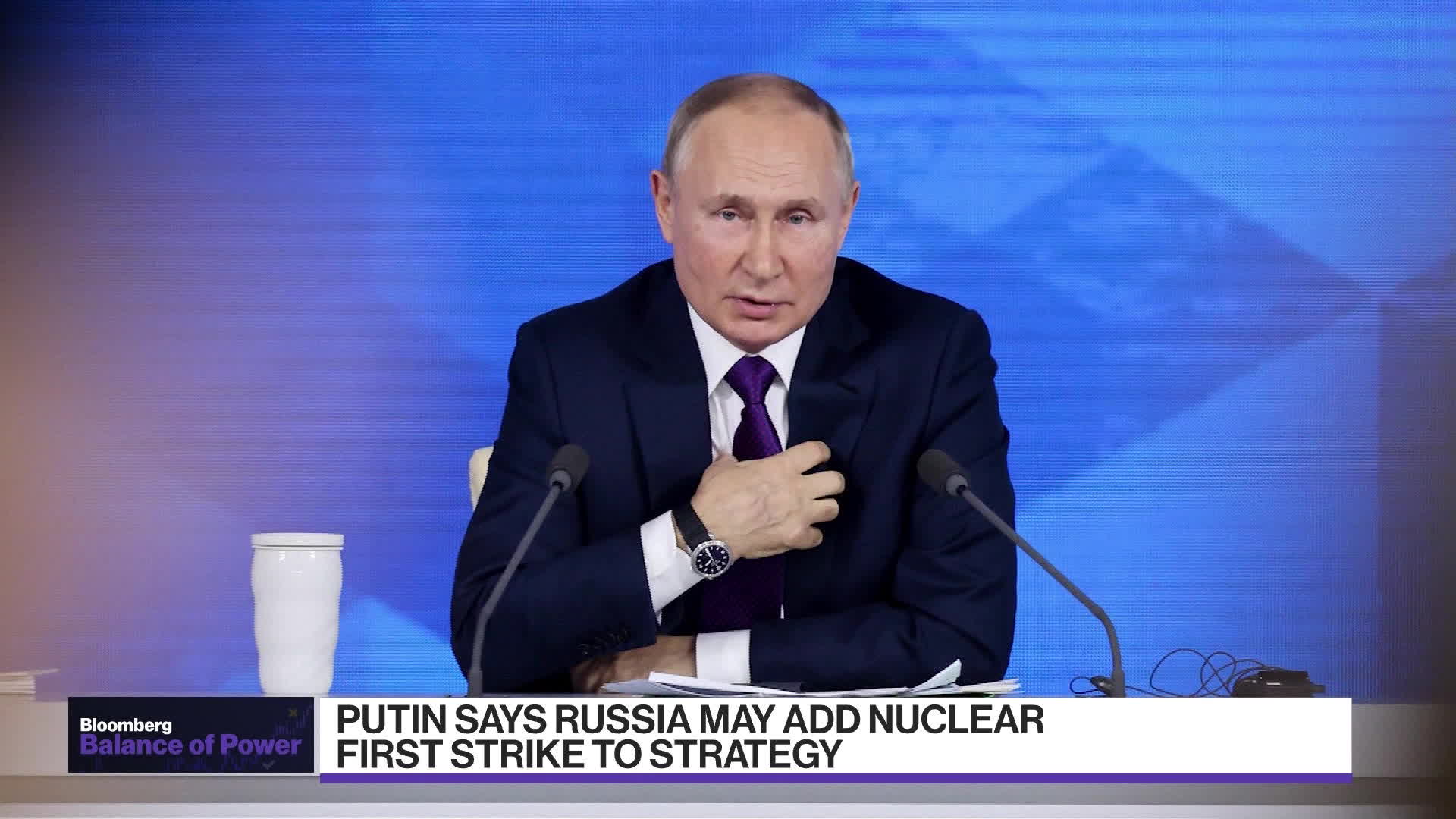 Watch Putin May Add Nuclear First Strike To Strategy - Bloomberg