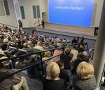 Residents seeking to secede from the new city of Mableton filled the aisles at the town hall this month.&nbsp;