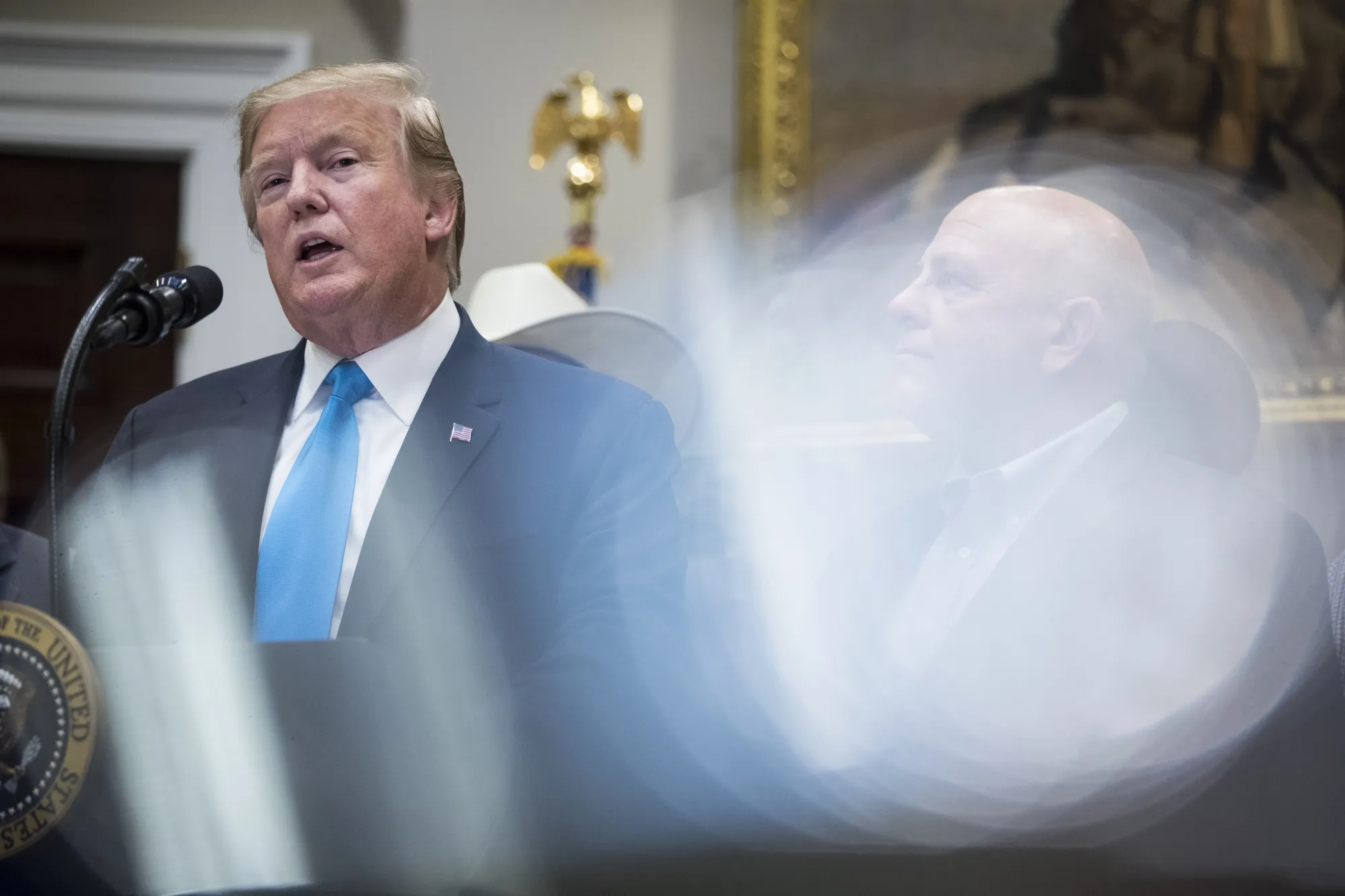 U.S. President Donald Trump speaks during an event&nbsp;in Washington on May 23, 2019.&nbsp;