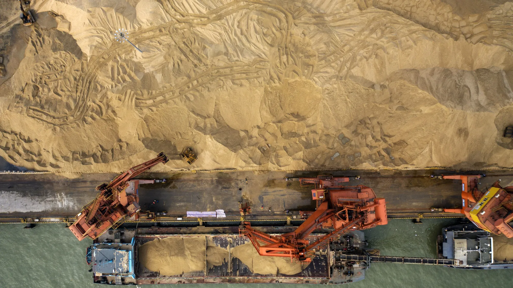Grain operations in Guangzhou, China.