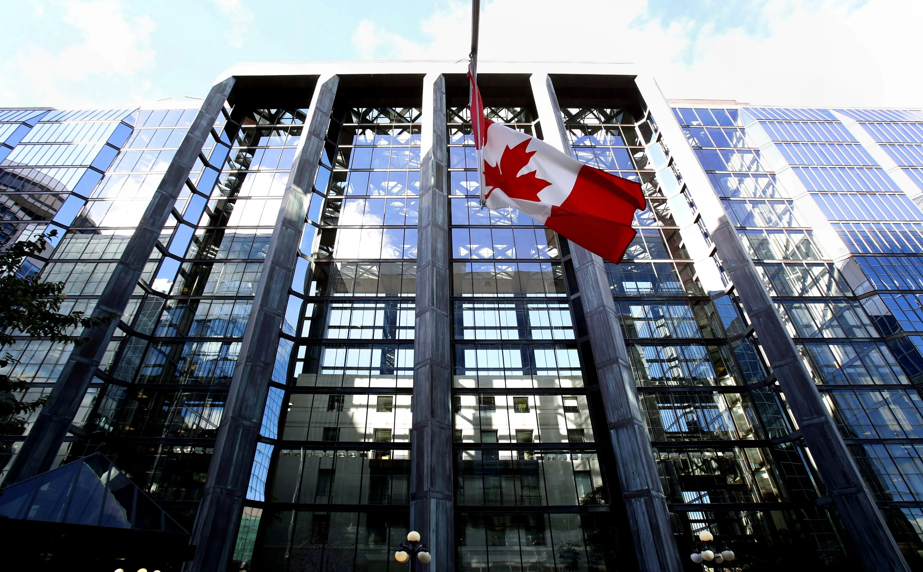 The Bank of Canada in Ottawa, Ontario.
