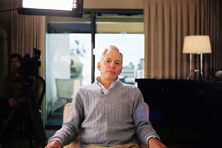 Robert Durst, right, from “The Jinx: The Life and Deaths of Robert Durst.”
