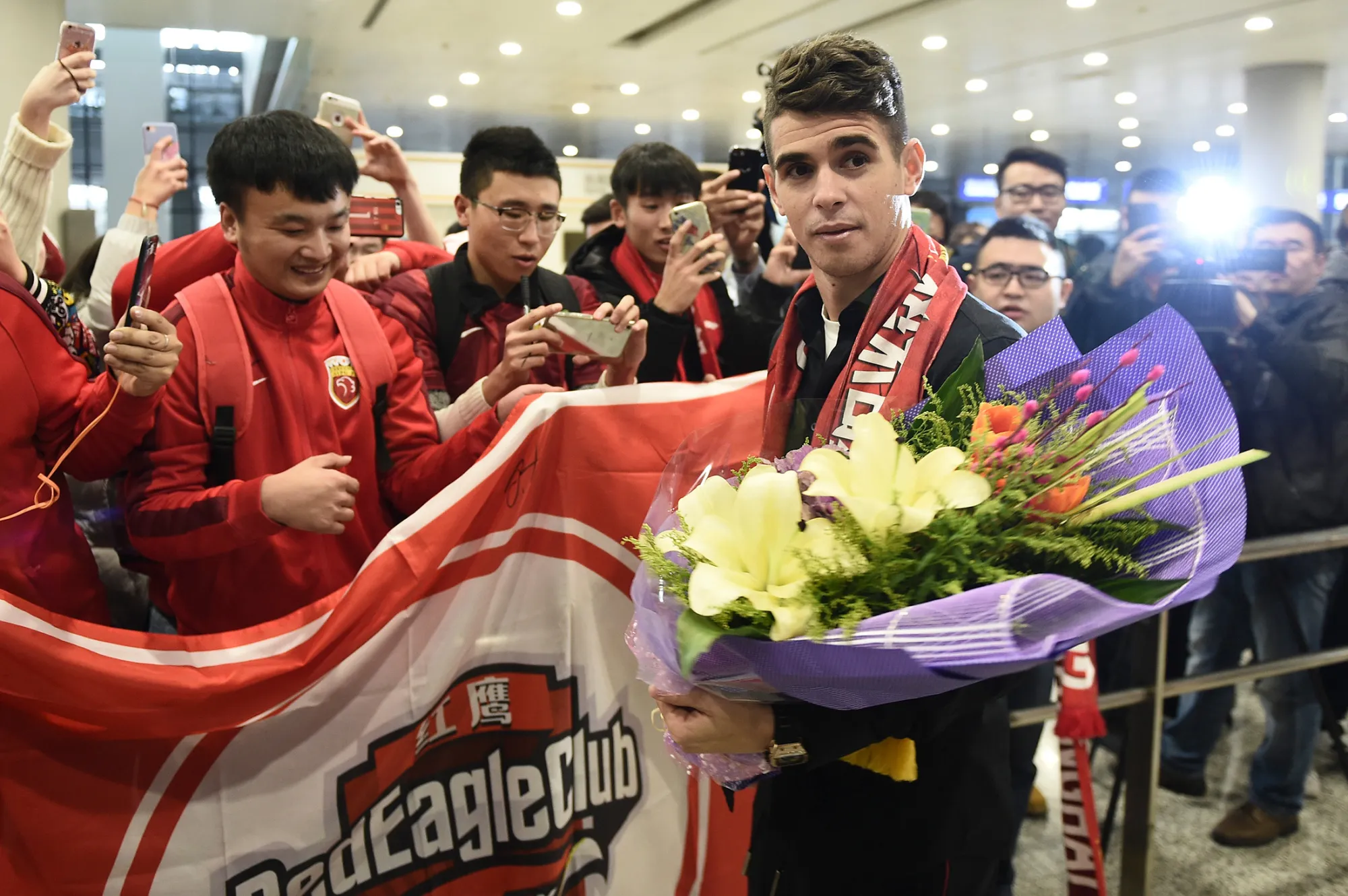 Chelsea’s Oscar, pictured, joined Shanghai SIPG for a fee of $75 million.
