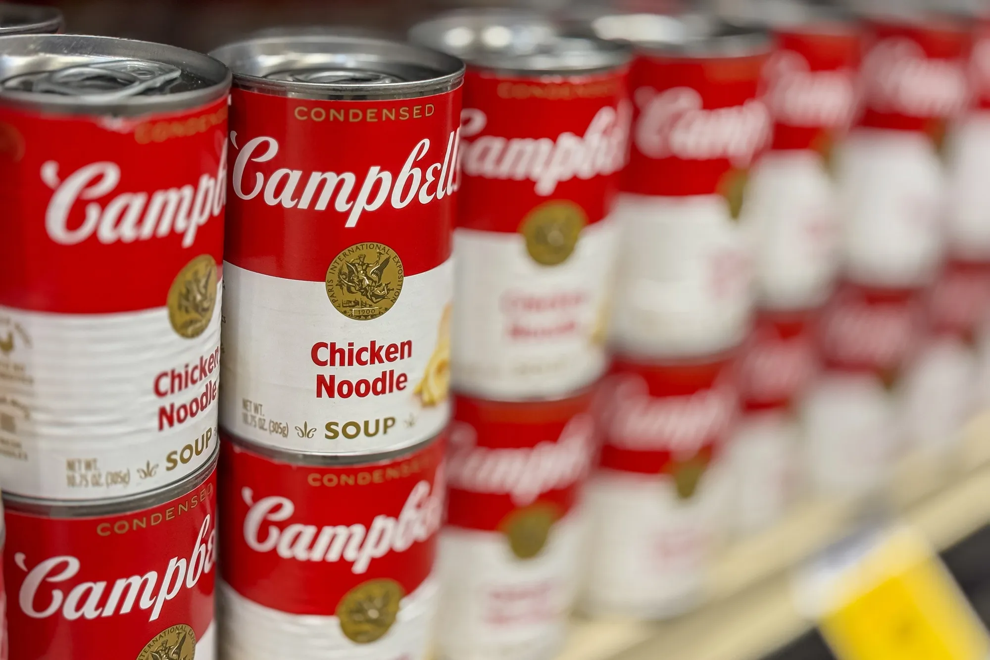 Campbell’s soup at a supermarket in Hercules, California. 