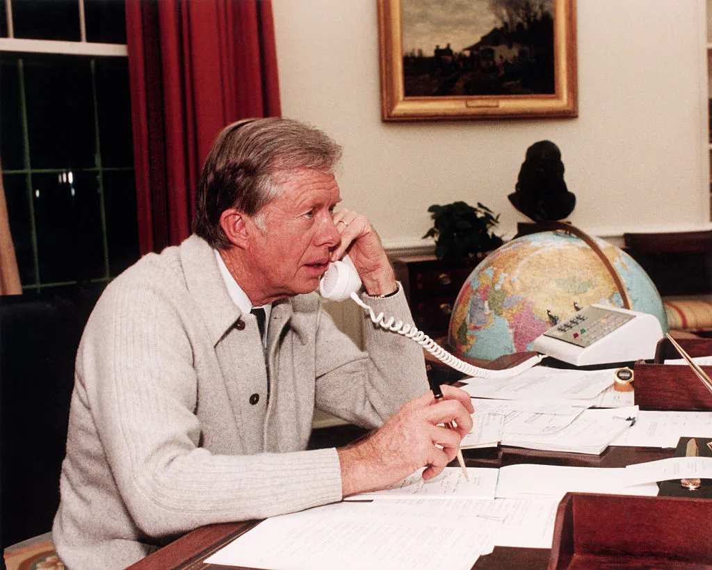 Jimmy Carter struggled before calling on Hamilton Jordan.
