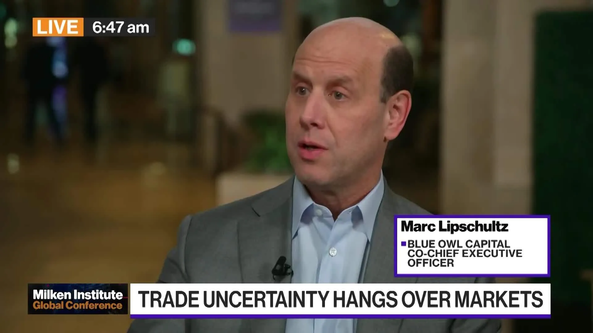 Watch Private Credit Is a Market Stabilizer, Lipschultz Says - Bloomberg