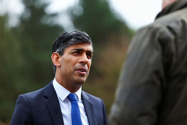 Rishi Sunak Visits A Military Base In North Yorkshire