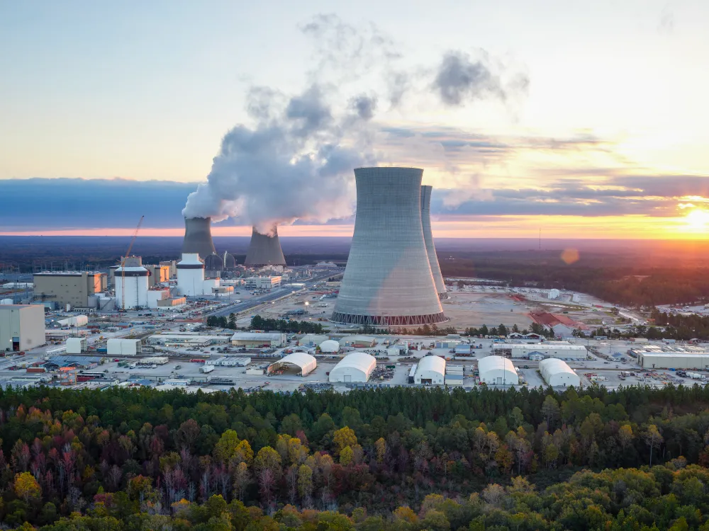 The Vogtle nuclear power plant in Georgia.