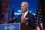 Joe Biden speaks in Wilmington, Delaware, on Nov. 16.