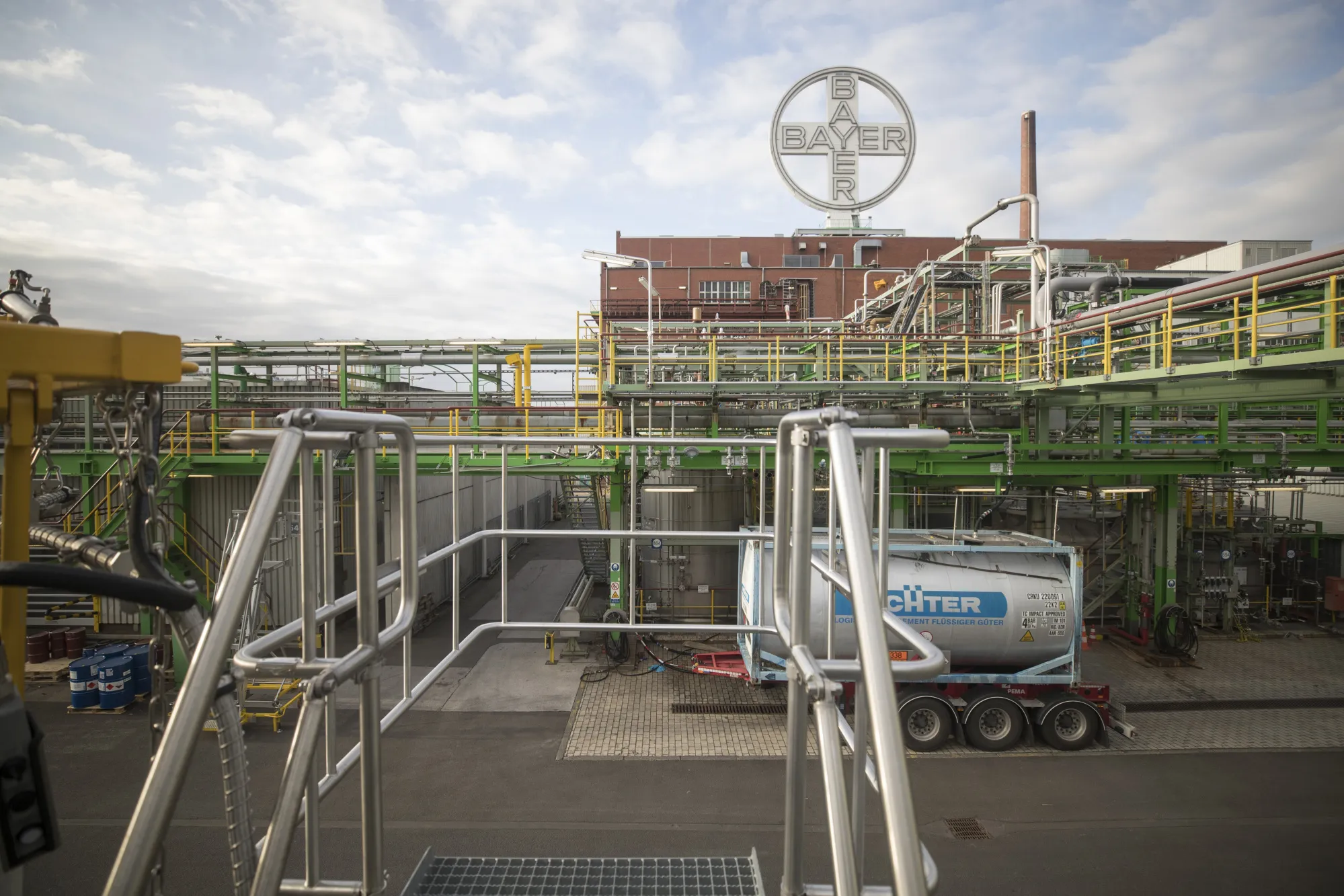 The Bayer CropScience AG crop protection production site in Dormagen, Germany.