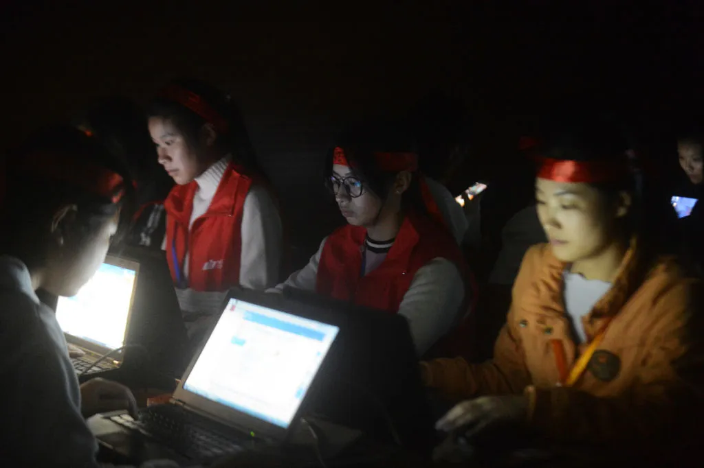 Chinese tech workers are expected to work late nights.