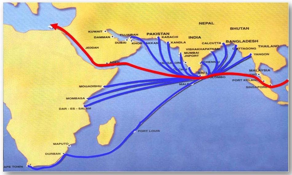 U.S. plans to build a $553 million terminal at Sri Lanka's Colombo port in  rivalry with China