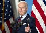 President Joe Biden speaks in Washington, D.C., on April 7. 