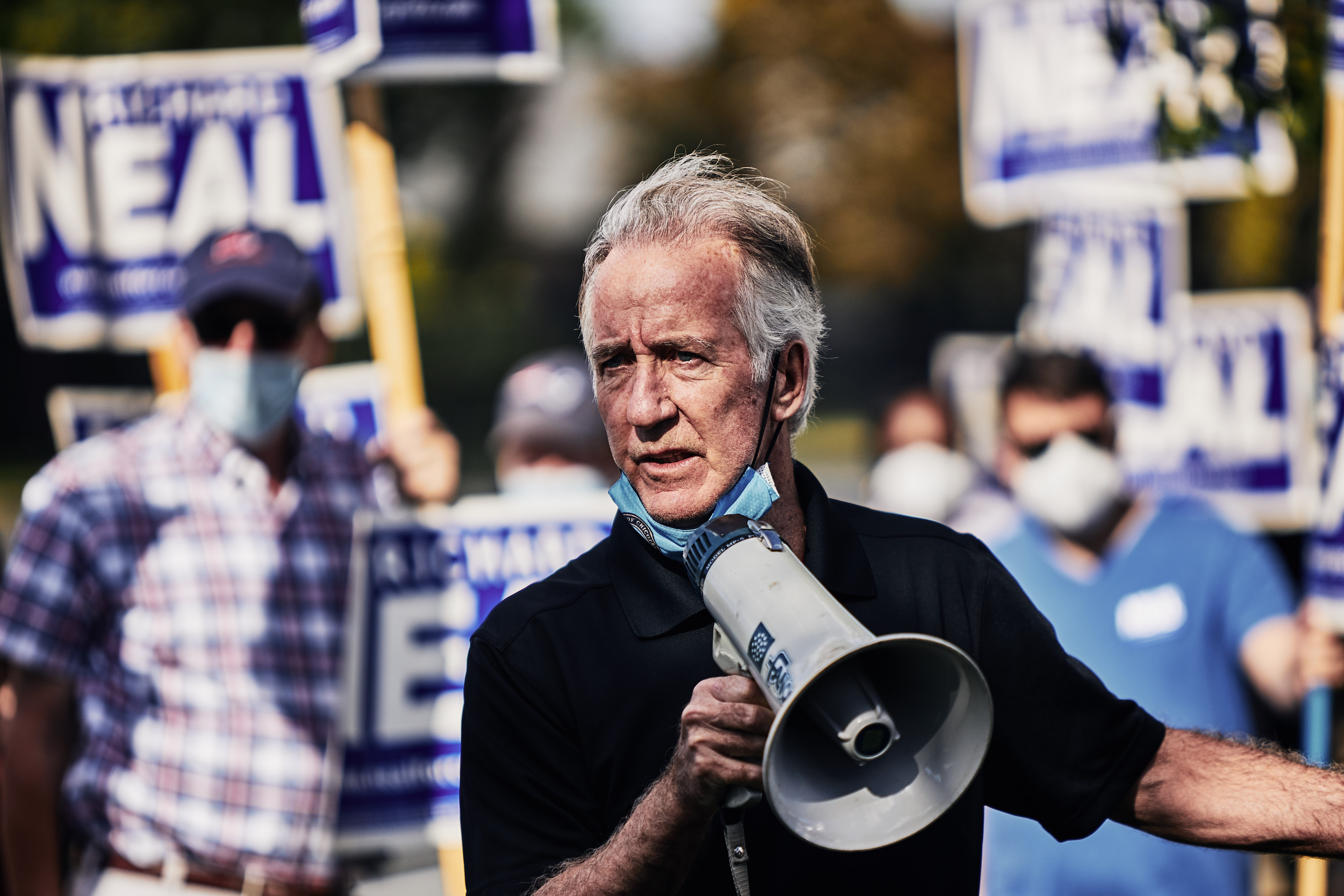 Richard Neal speaks at a campaign event in Springfield, Massachusetts, on Aug. 30.