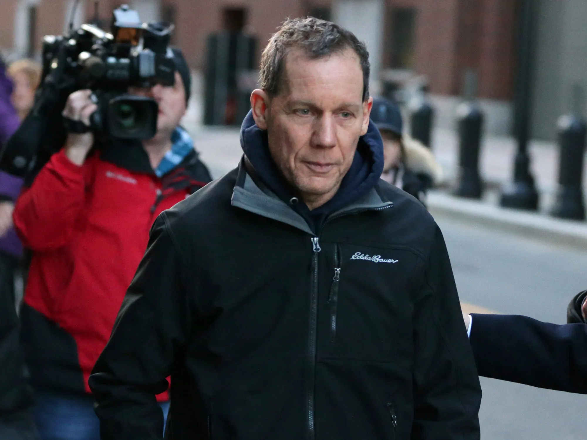 Charles Lieber outside federal court in Boston on Jan. 30, 2020.