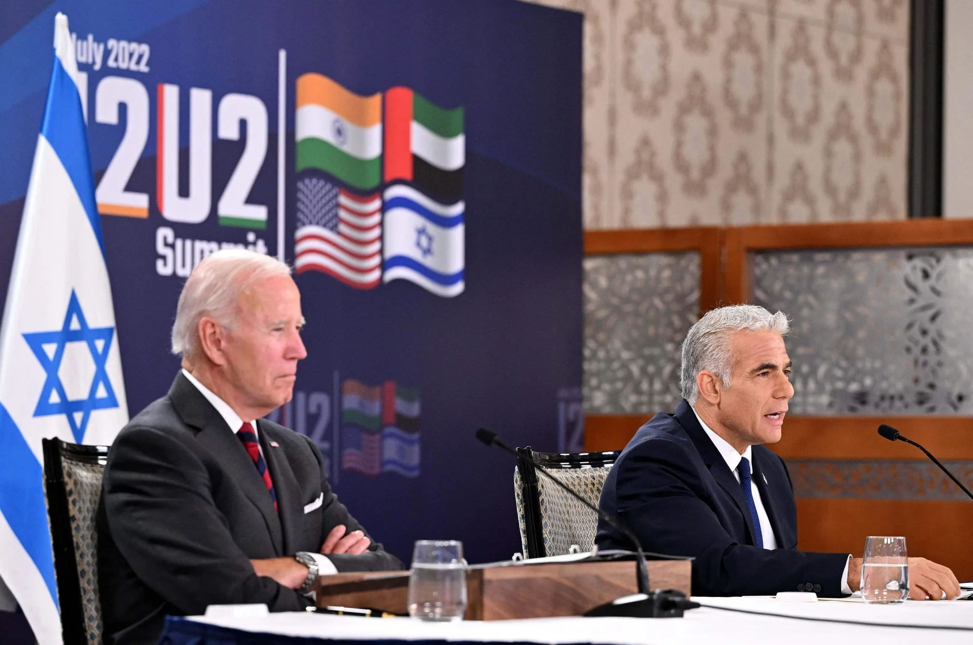 What’s half a quad? Biden and Lapid.